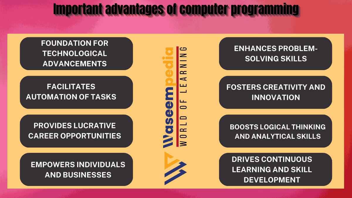Image Showing Advantages of Computer Programming